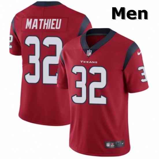 Men Nike Houston Texans 32 Tyrann Mathieu Red Alternate Vapor Untouchable Limited Player NFL Jersey